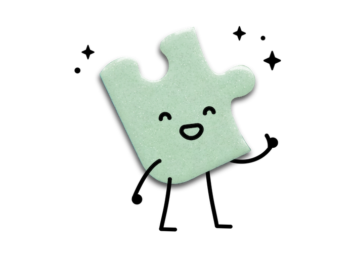 Puzzery Pete giving a thumbs up