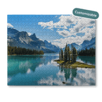 A 1000 piece photo jigsaw puzzle with a beautiful landscape image on it