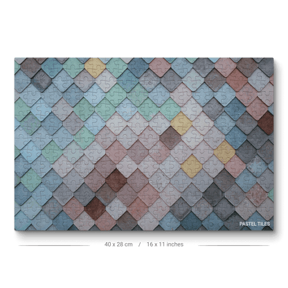 Pastel Tiles Jigsaw Puzzle